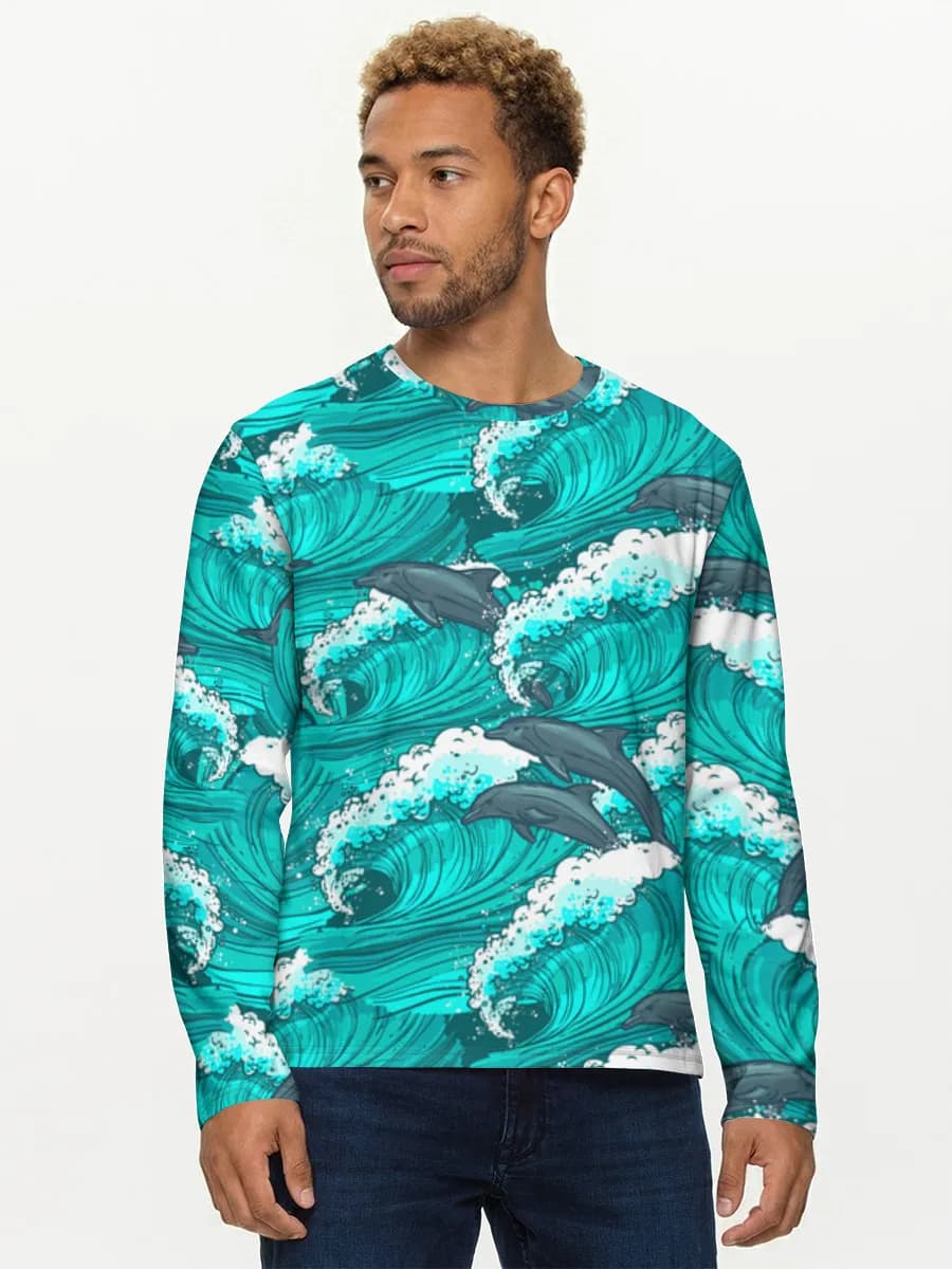 Men's cotton long sleeve shirt