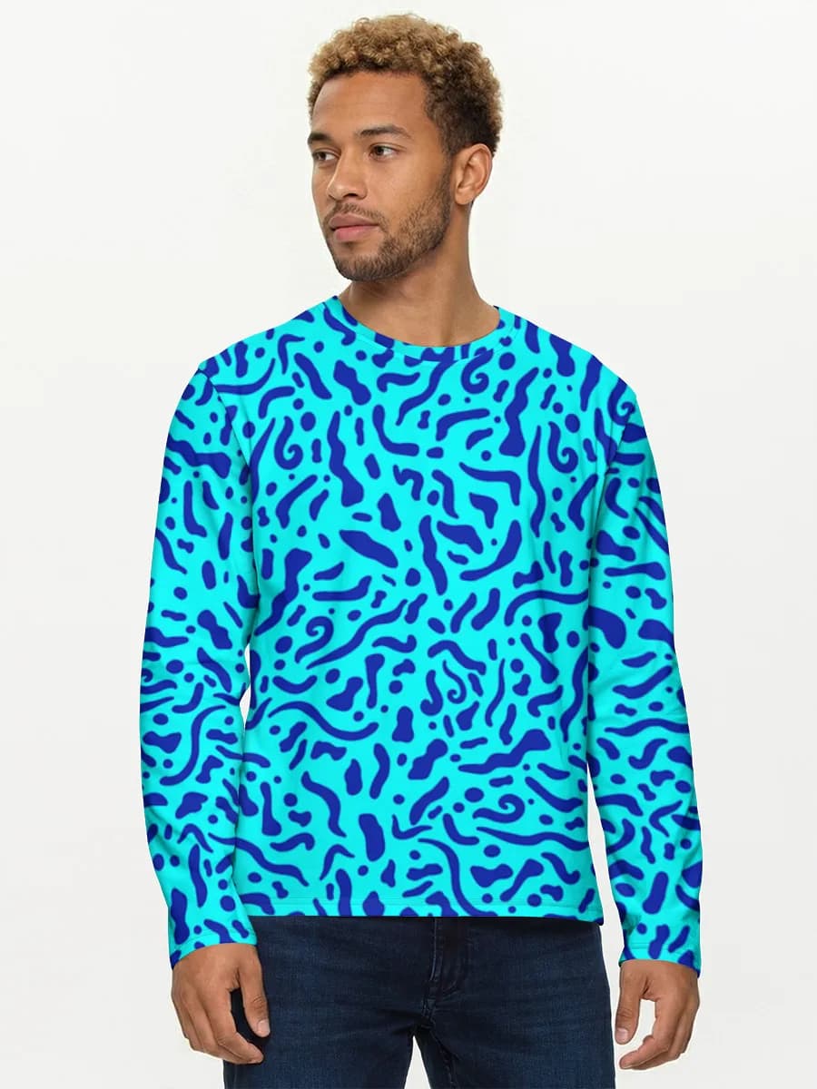 Men's cotton long sleeve shirt