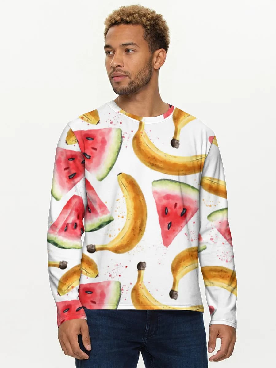 Men's cotton long sleeve shirt