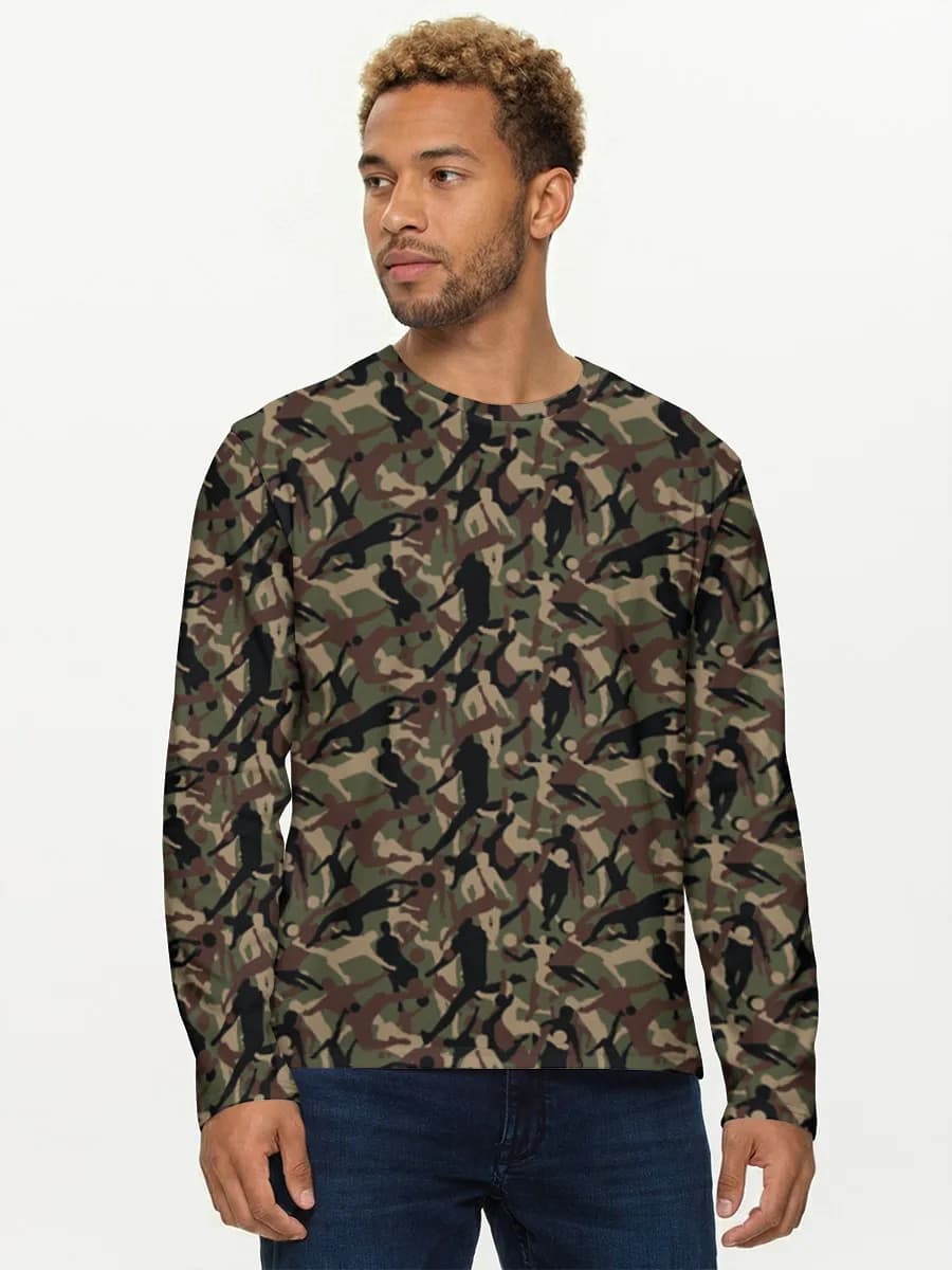 Men's cotton long sleeve shirt