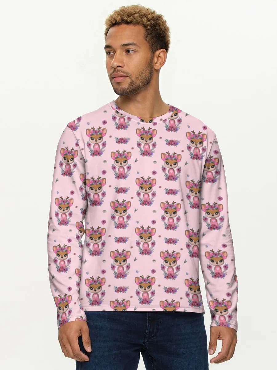 Men's cotton long sleeve shirt