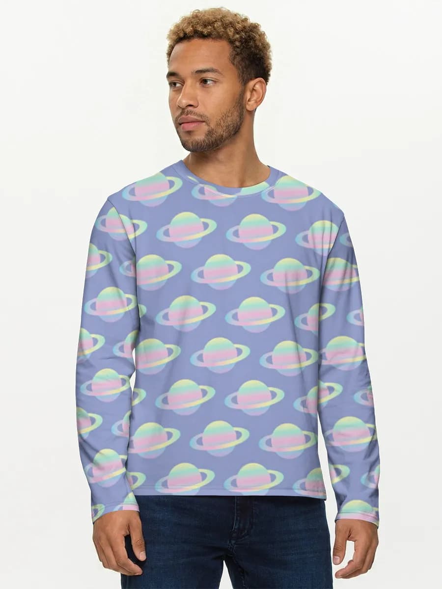 Men's cotton long sleeve shirt