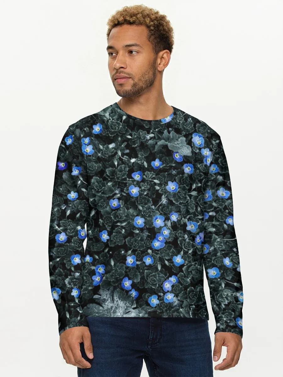Men's cotton long sleeve shirt