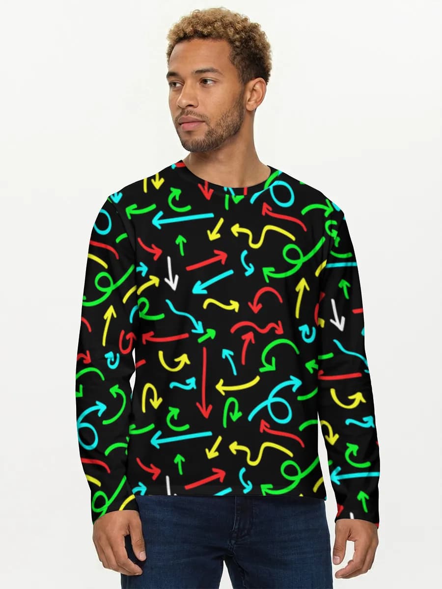 Men's cotton long sleeve shirt