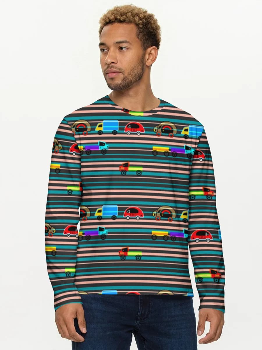 Men's cotton long sleeve shirt