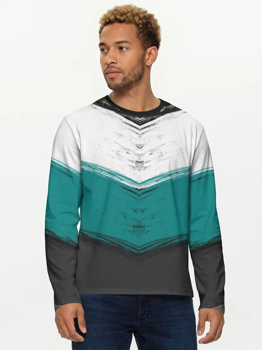 Men's cotton long sleeve shirt