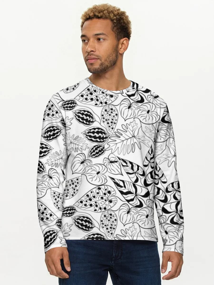 Men's cotton long sleeve shirt