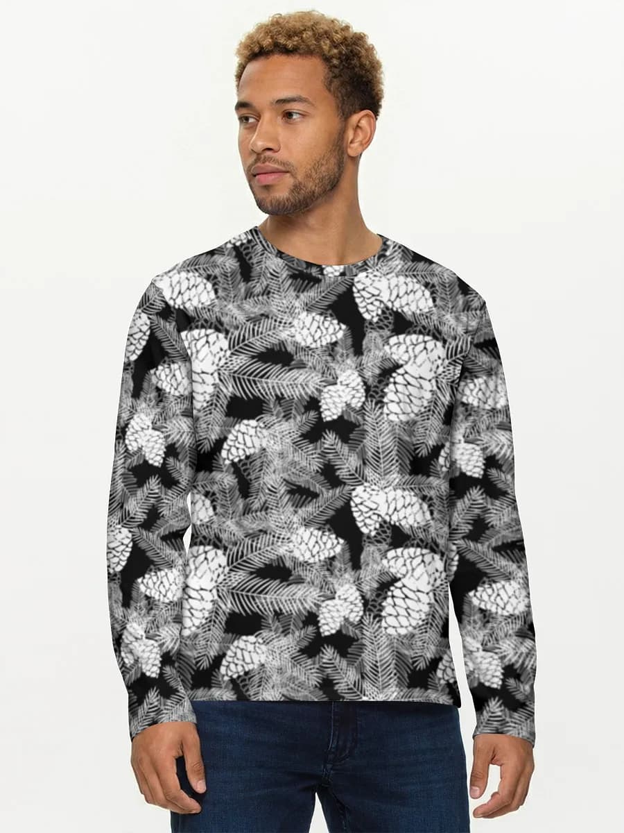 Men's cotton long sleeve shirt