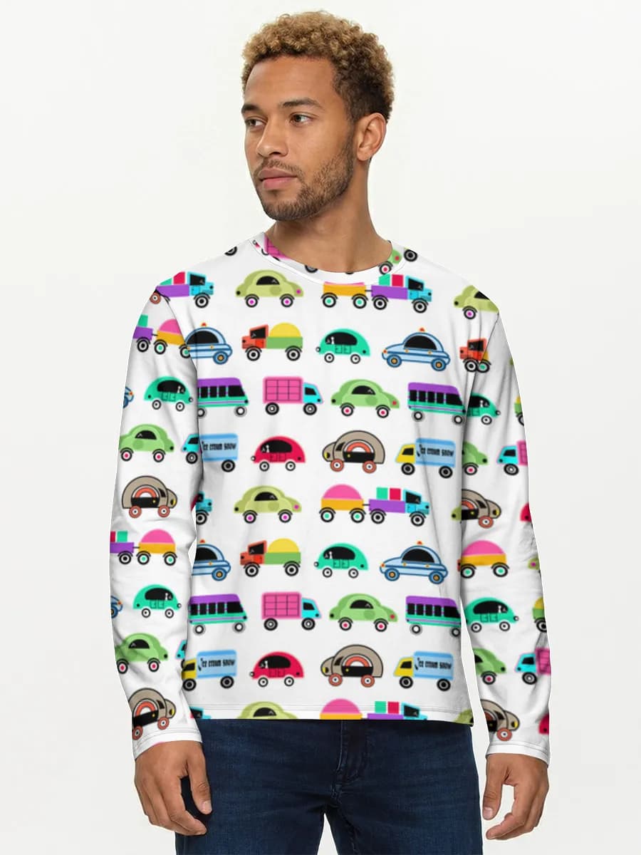 Men's cotton long sleeve shirt