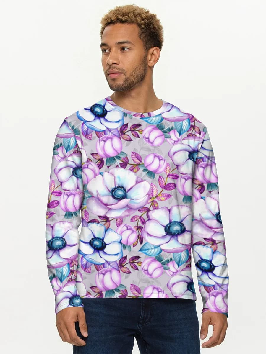 Men's cotton long sleeve shirt