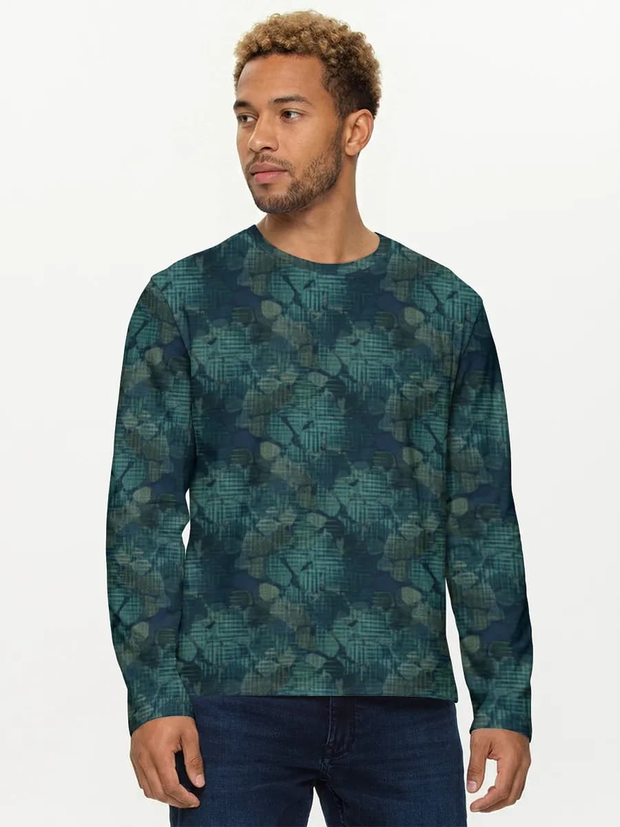 Men's cotton long sleeve shirt