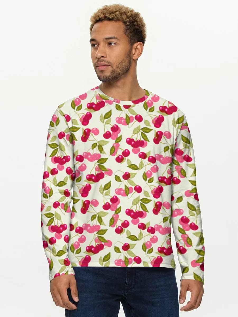 Men's cotton long sleeve shirt
