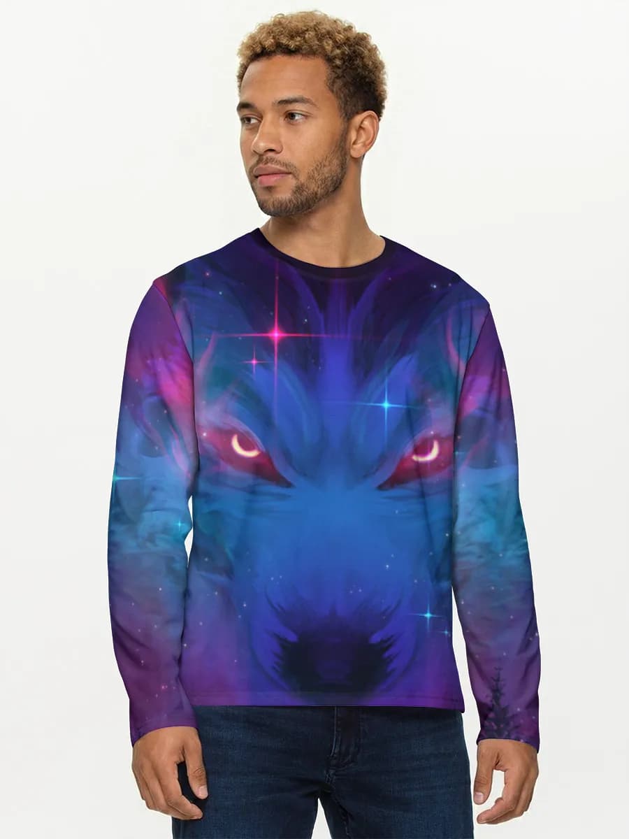 Men's cotton long sleeve shirt