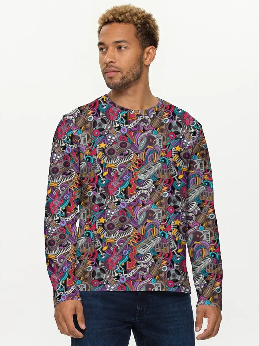 Men's cotton long sleeve shirt