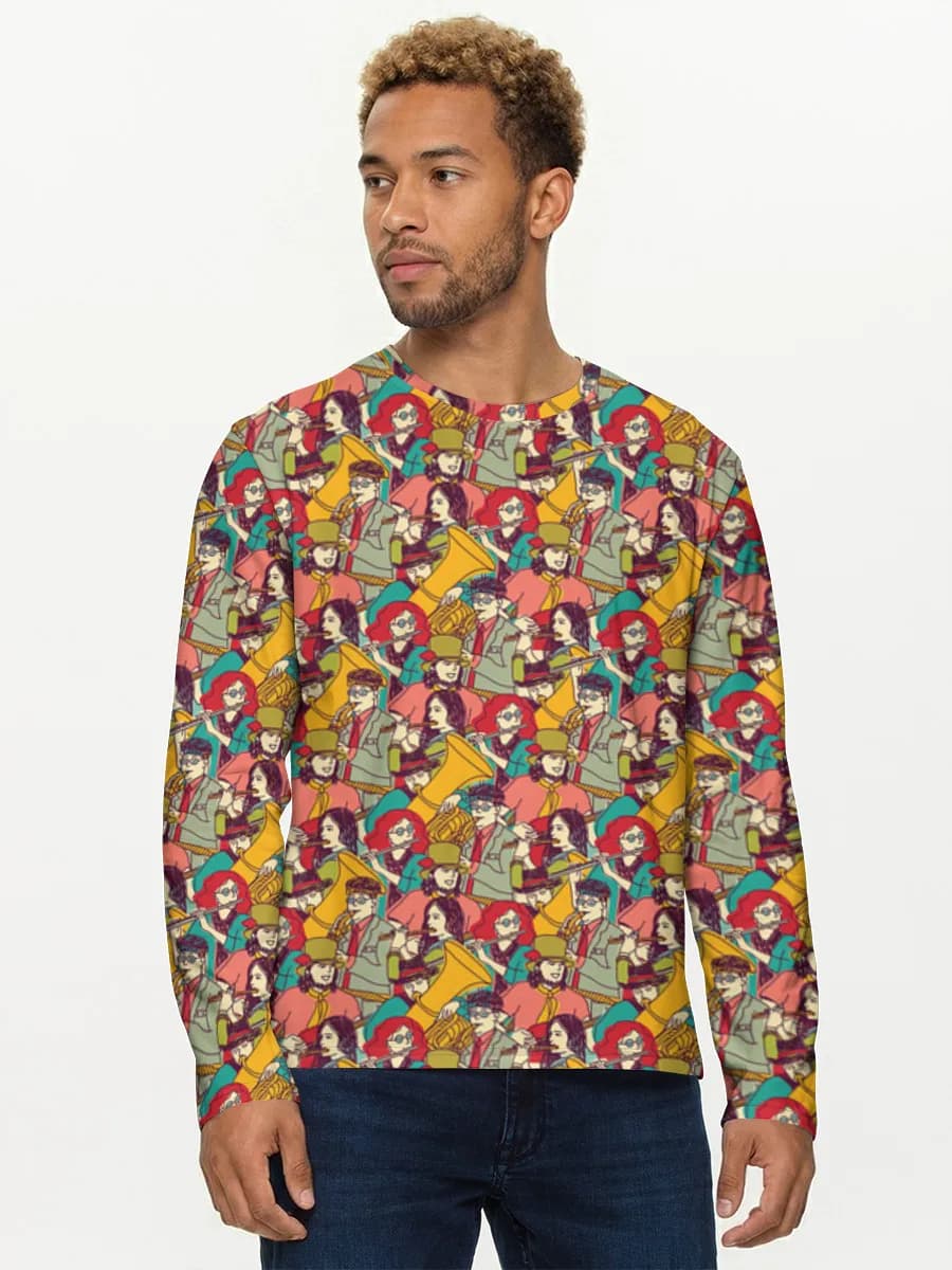 Men's cotton long sleeve shirt
