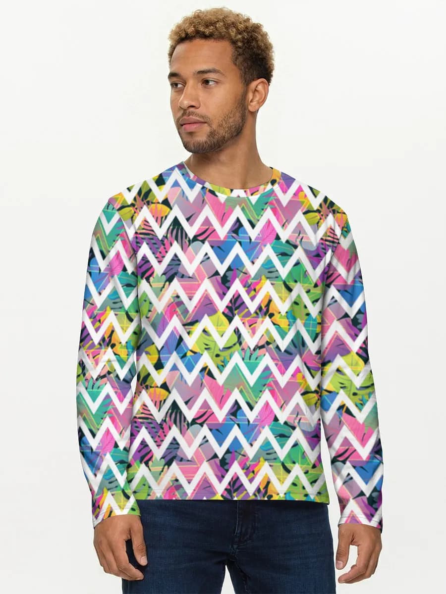 Men's cotton long sleeve shirt