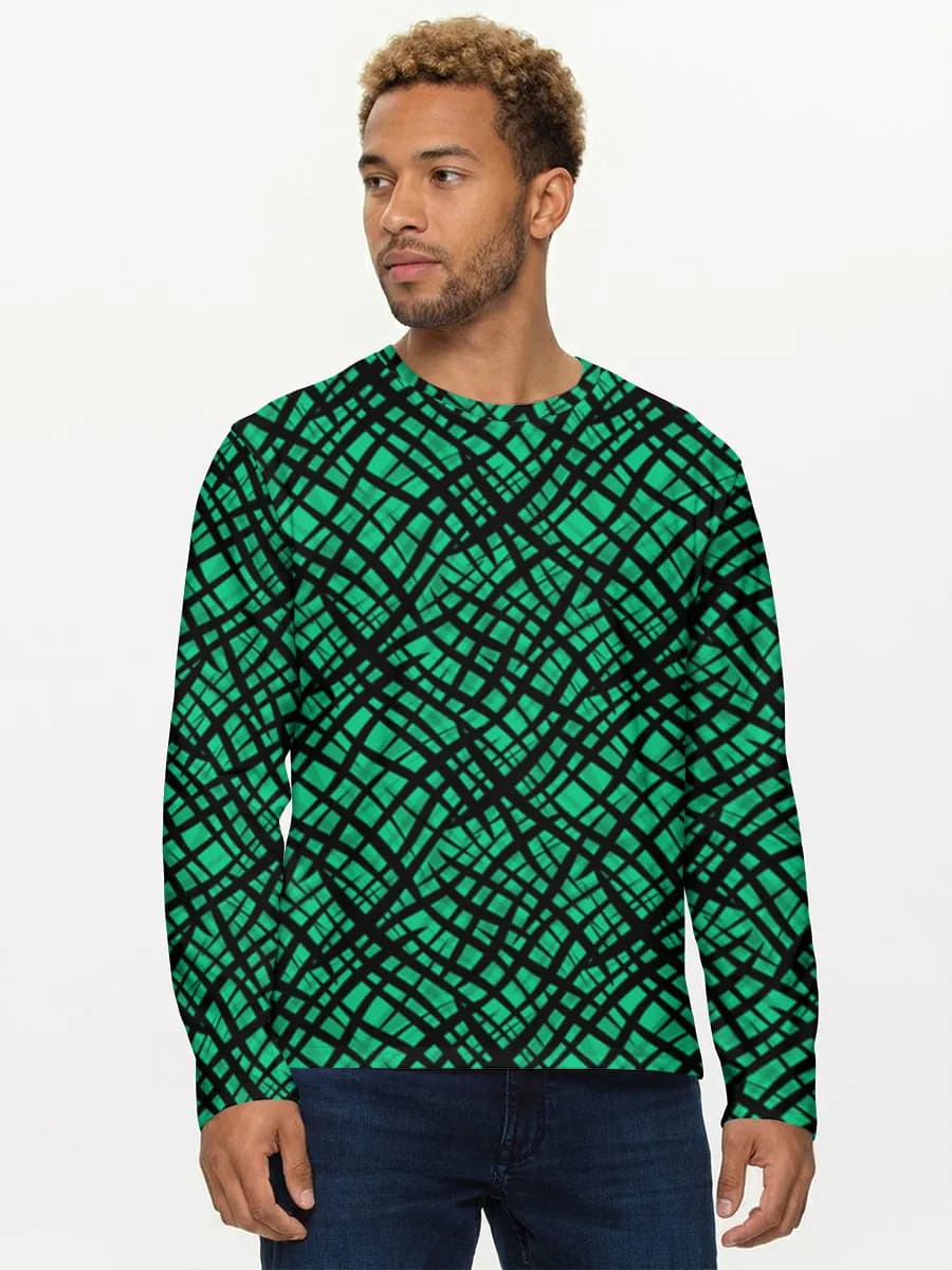 Men's cotton long sleeve shirt