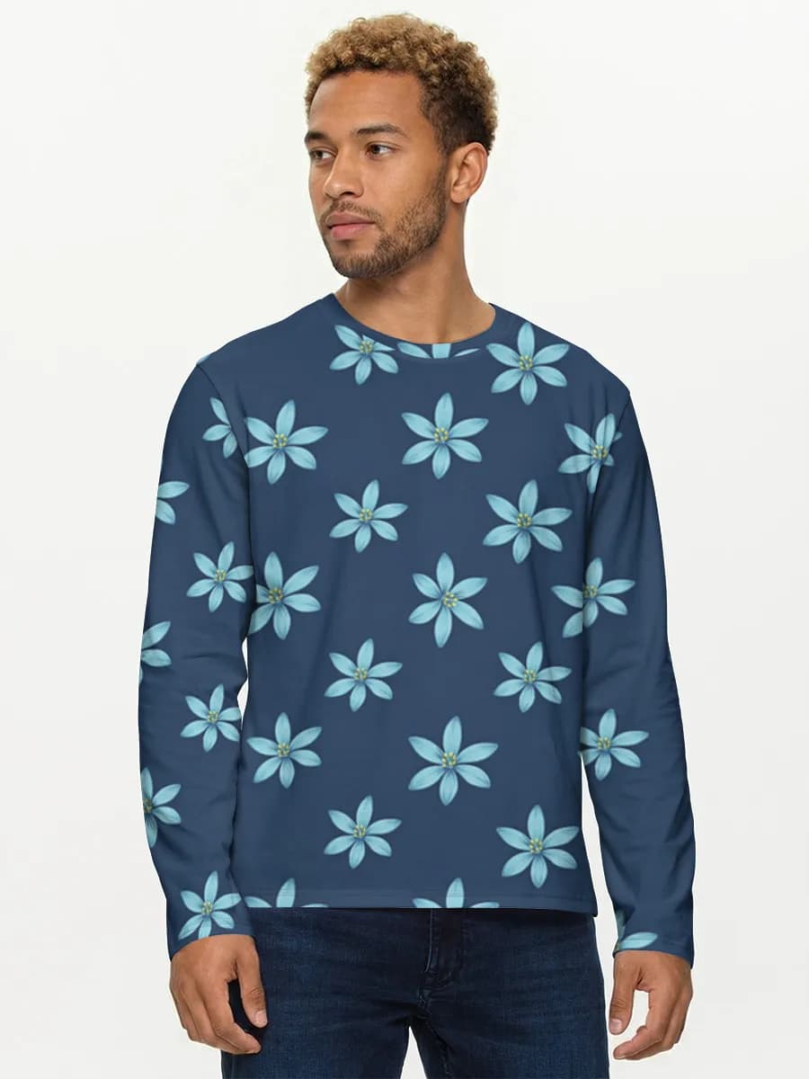 Blue Floral Scatter