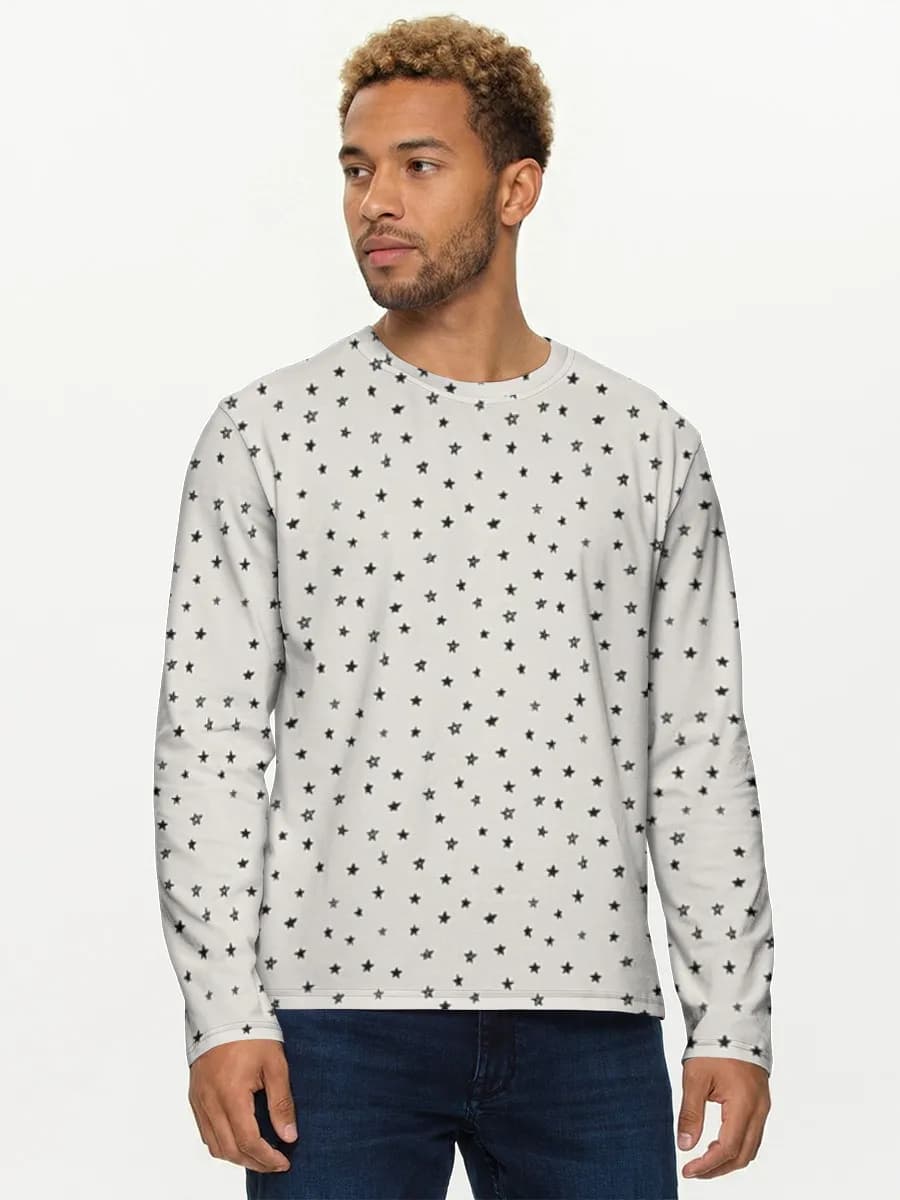 Men's cotton long sleeve shirt