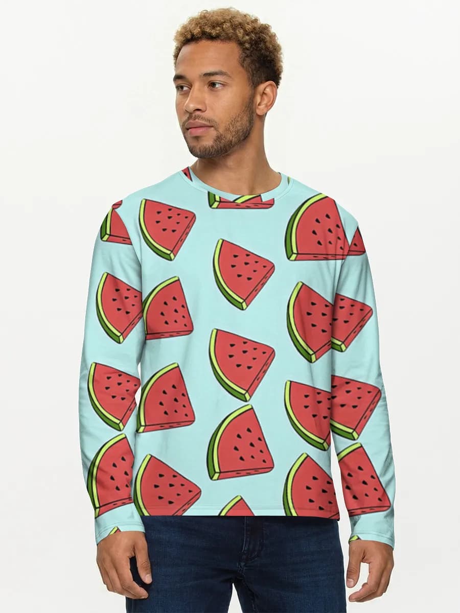 Men's cotton long sleeve shirt