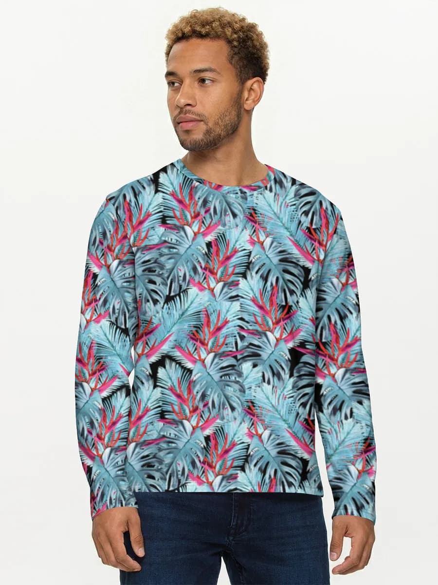 Men's cotton long sleeve shirt