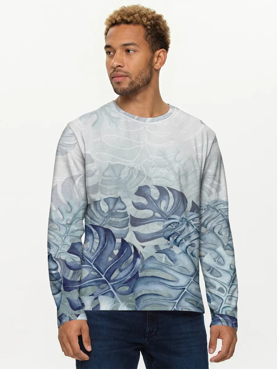 Men's cotton long sleeve shirt