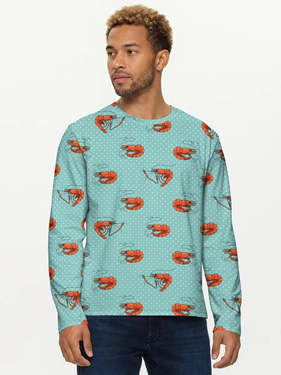 Men's cotton long sleeve shirt