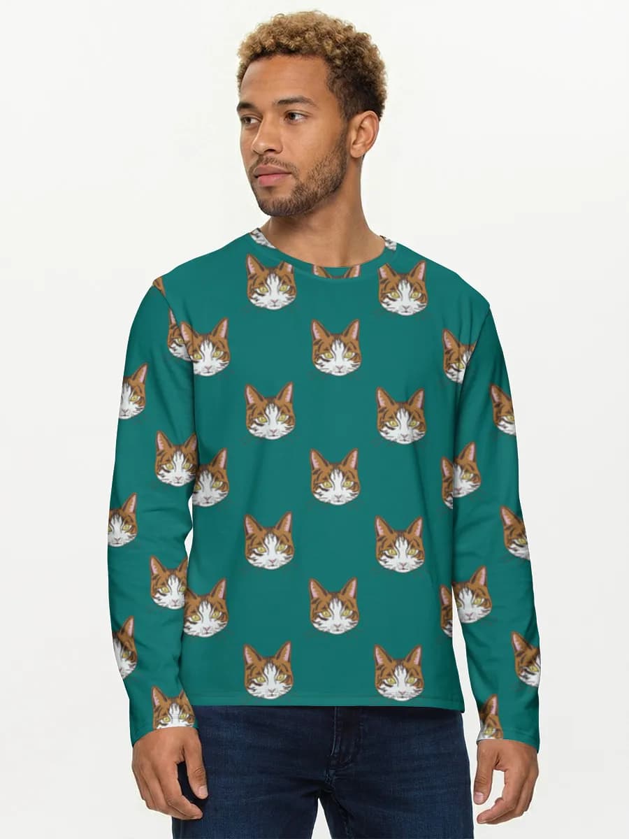 Men's cotton long sleeve shirt