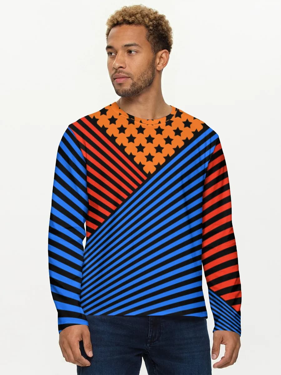 Men's cotton long sleeve shirt
