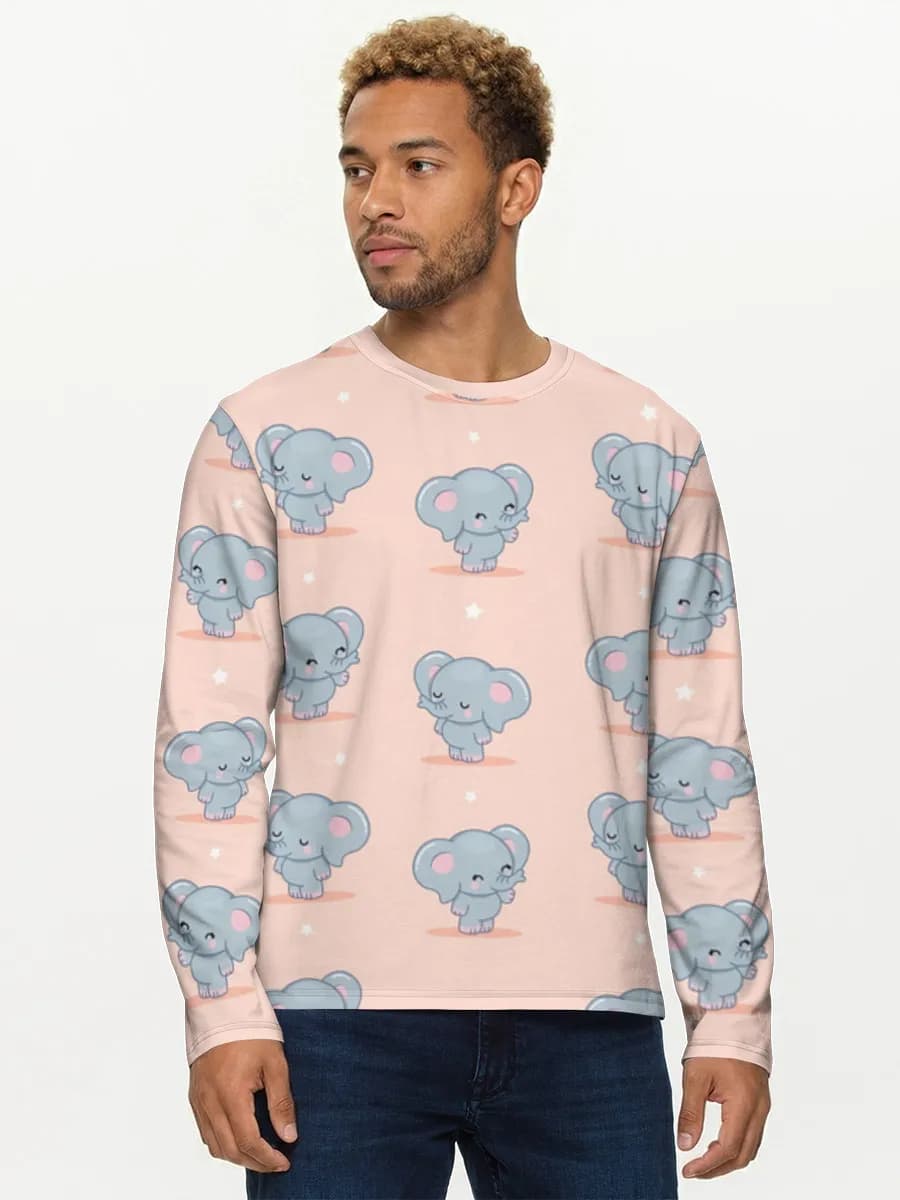 Men's cotton long sleeve shirt
