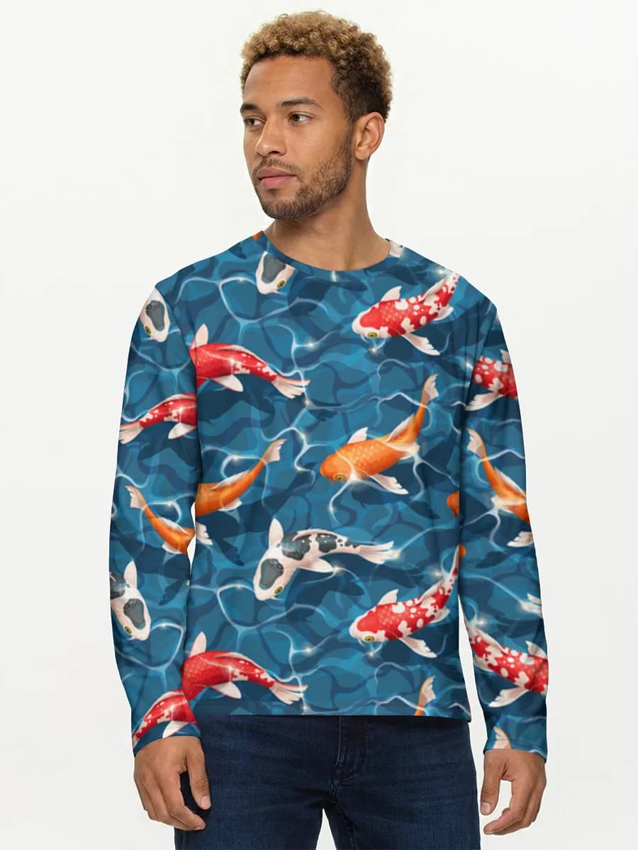 Men's cotton long sleeve shirt