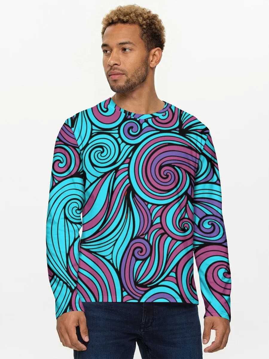 Men's cotton long sleeve shirt