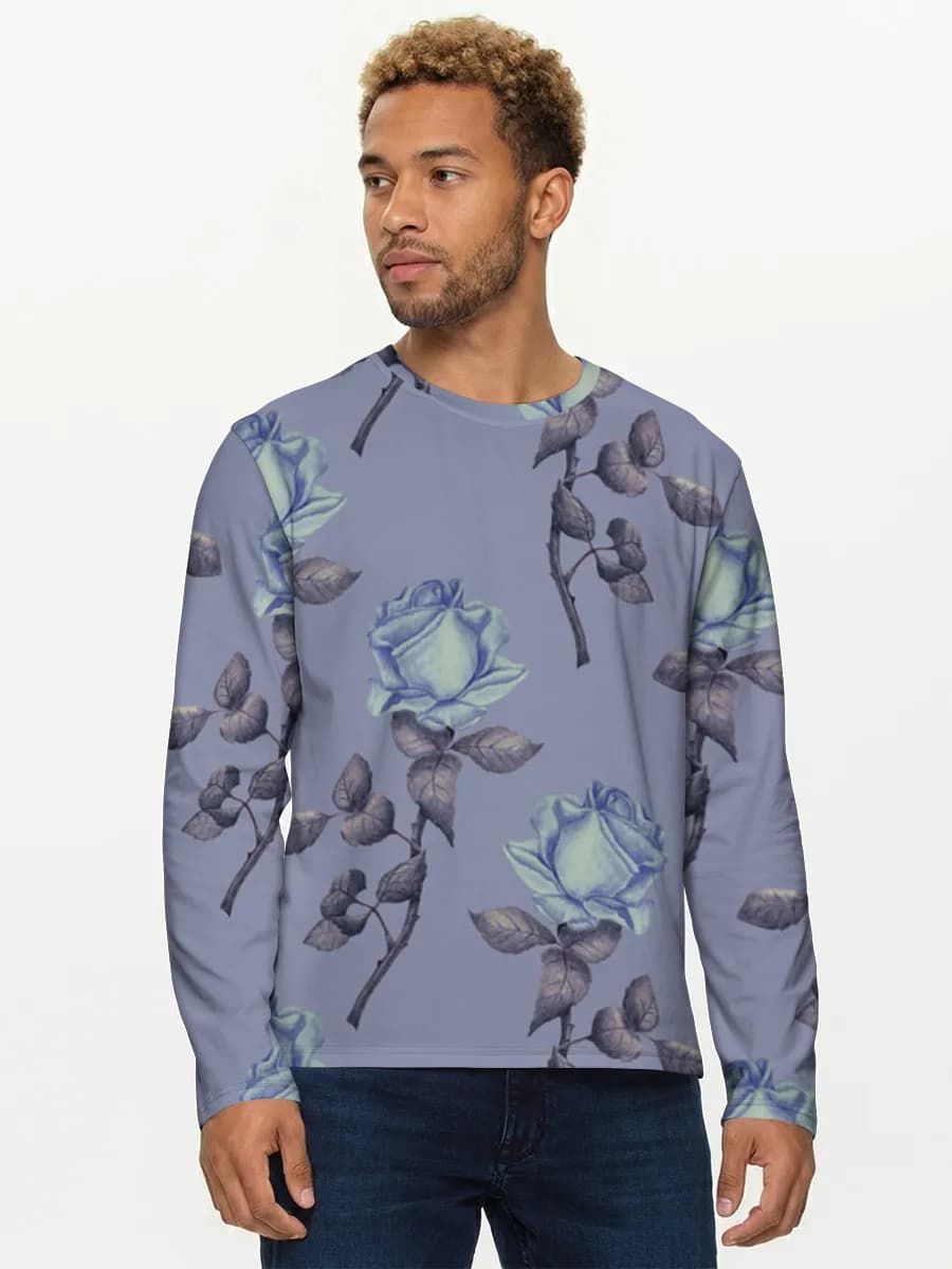 Men's cotton long sleeve shirt