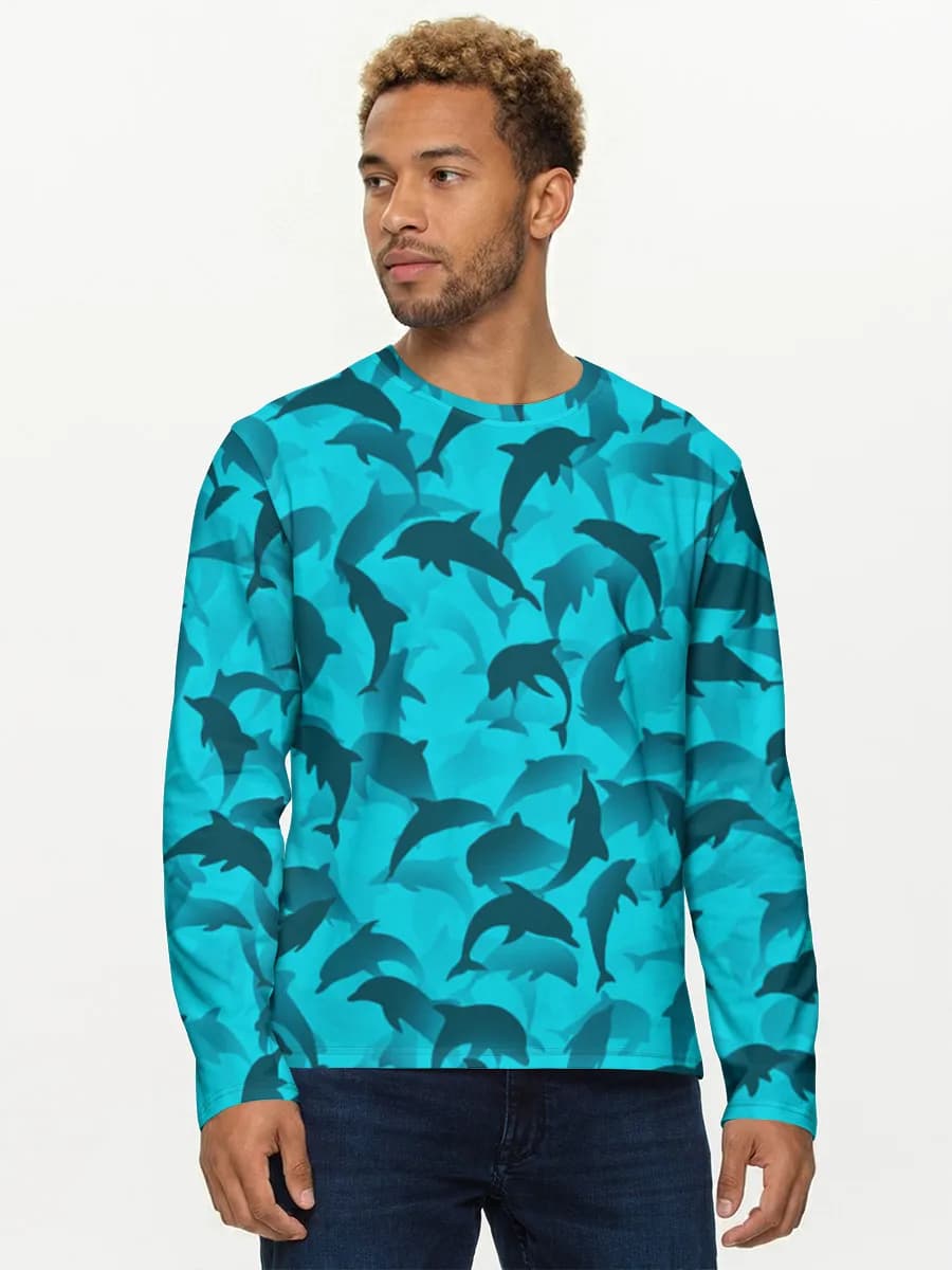 Men's cotton long sleeve shirt