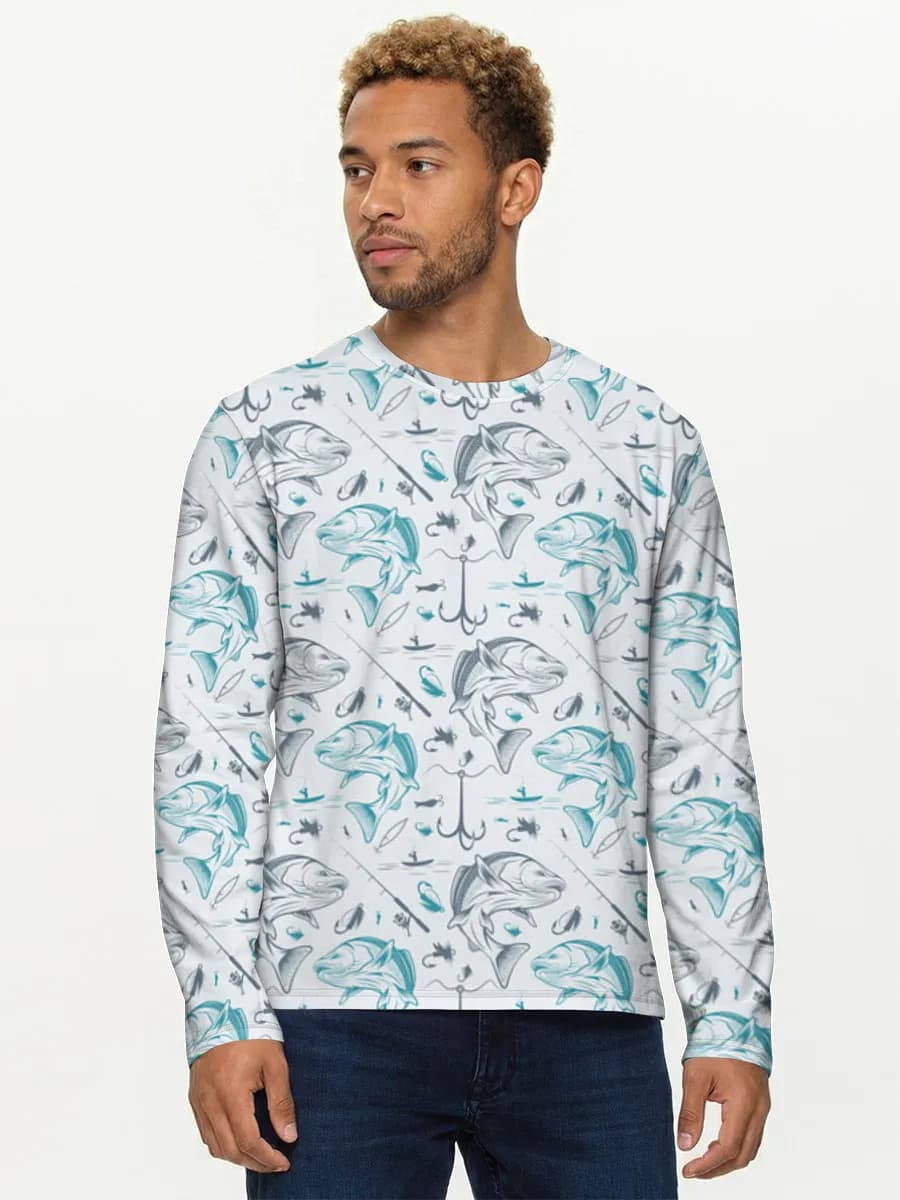 Men's cotton long sleeve shirt