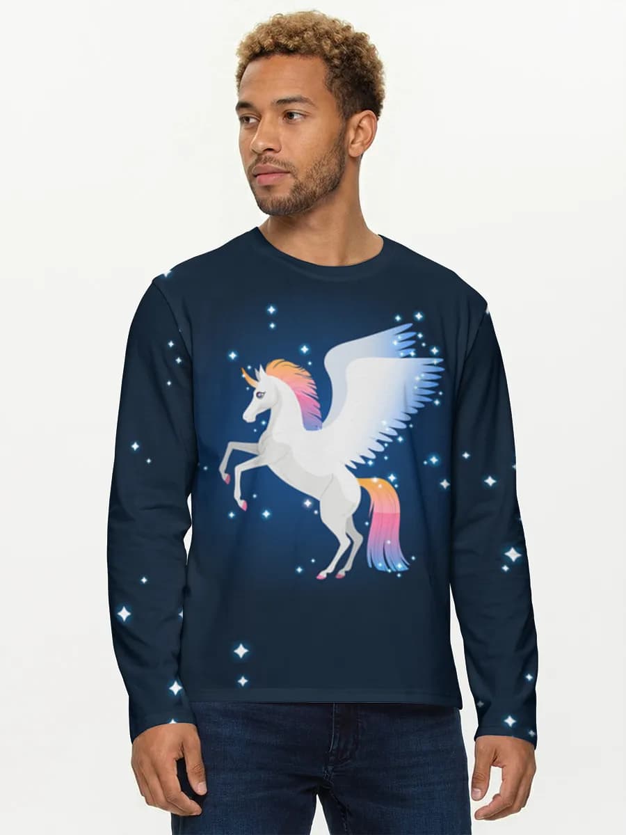 Men's cotton long sleeve shirt