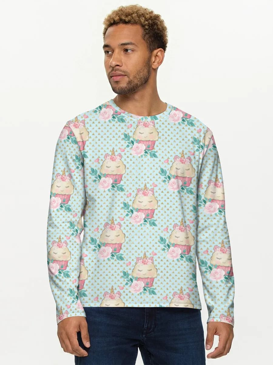 Men's cotton long sleeve shirt