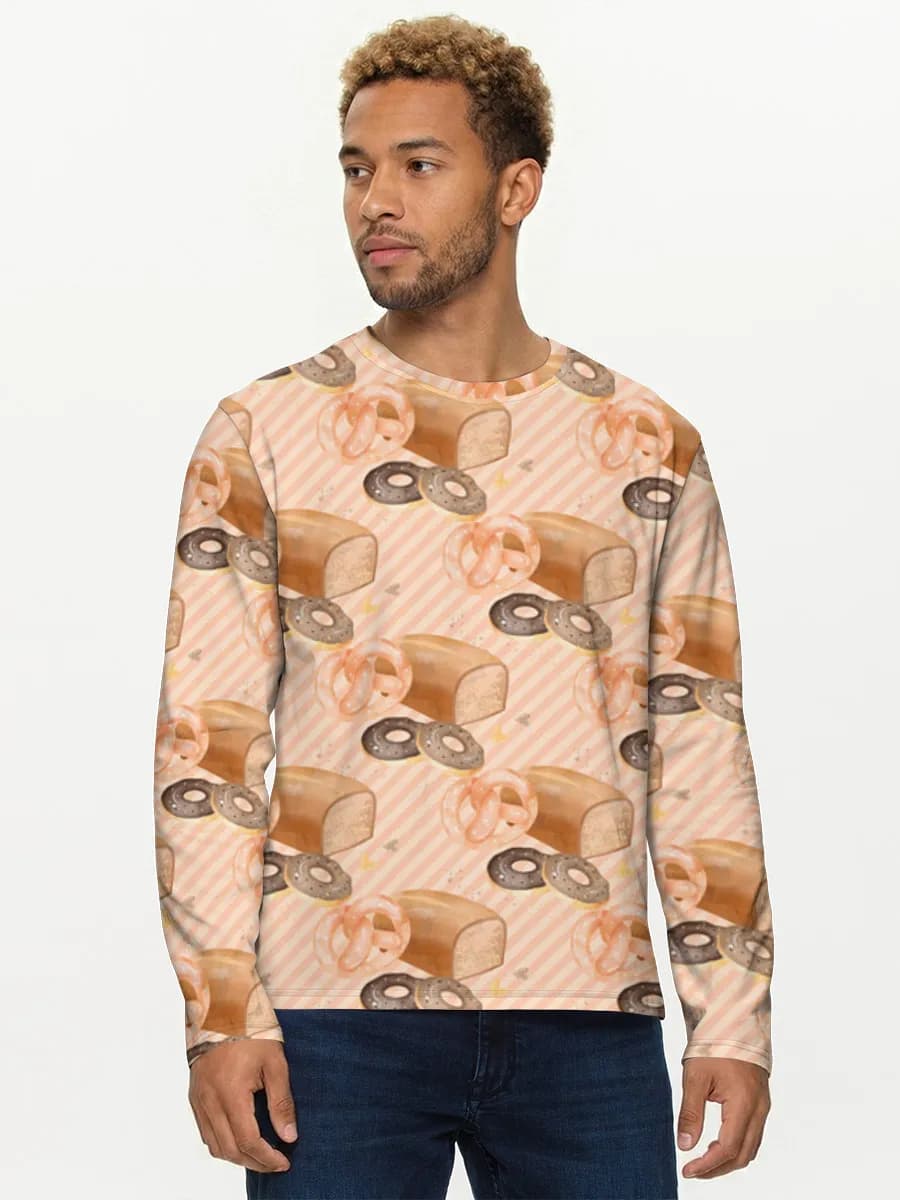 Men's cotton long sleeve shirt