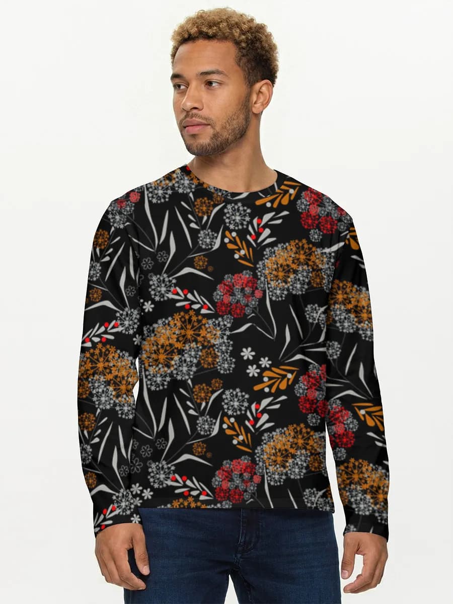 Men's cotton long sleeve shirt
