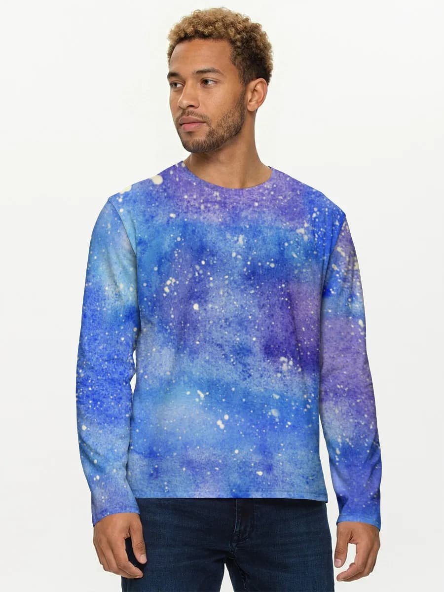 Men's cotton long sleeve shirt