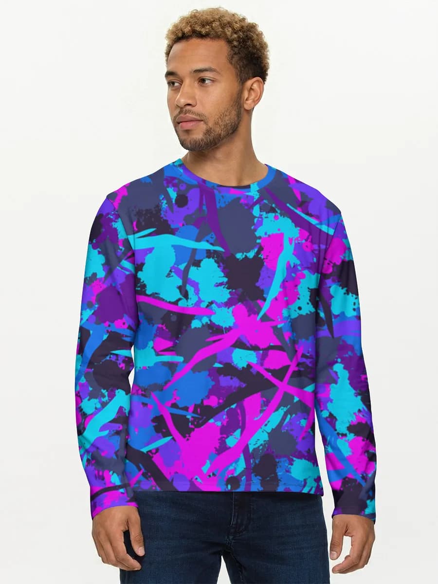 Men's cotton long sleeve shirt