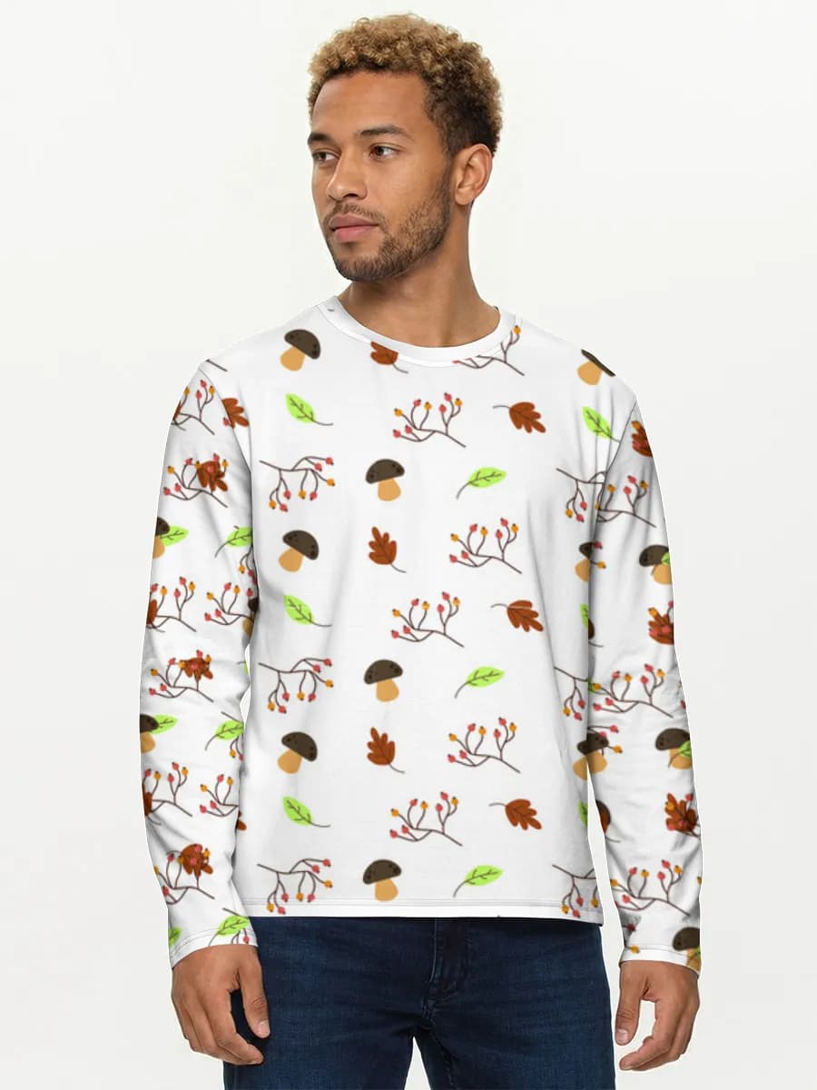 Men's cotton long sleeve shirt