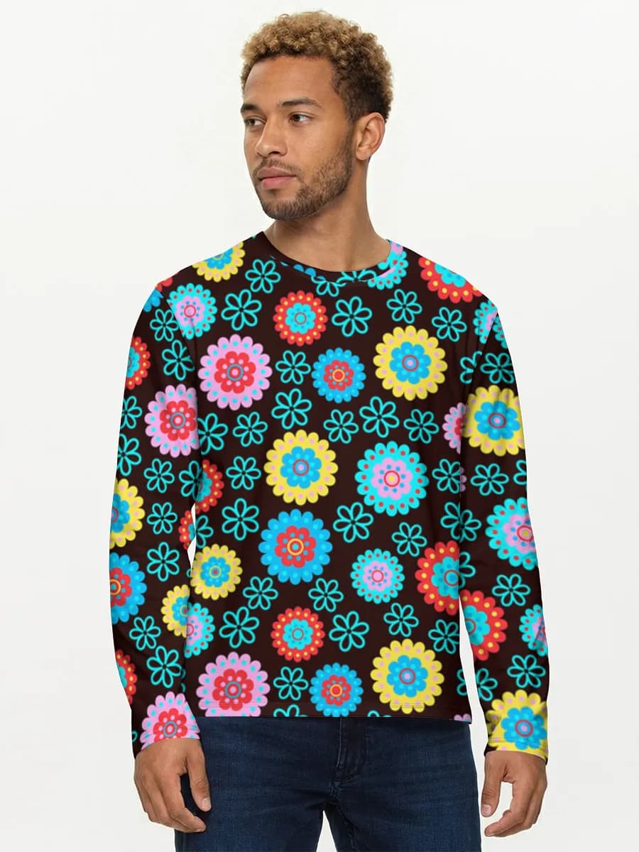 Men's cotton long sleeve shirt