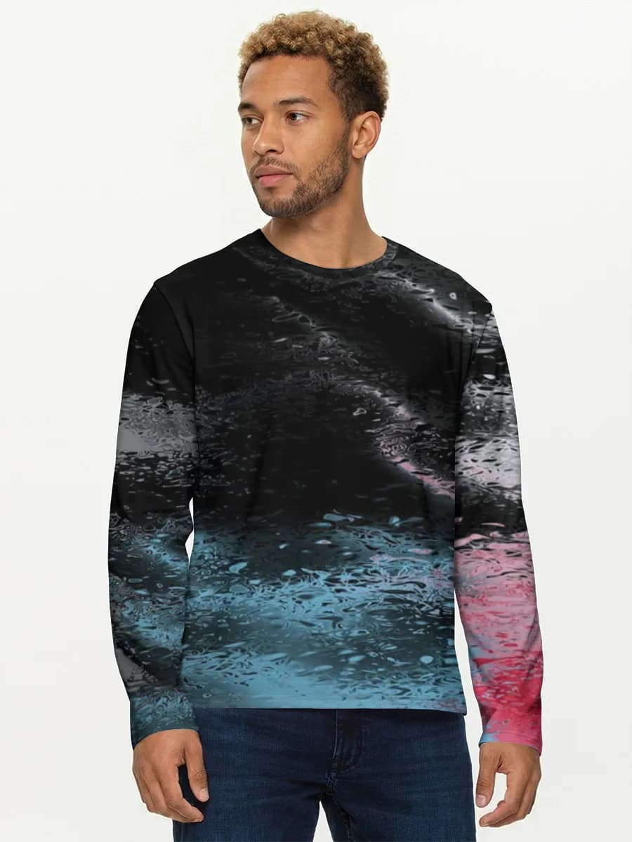 Men's cotton long sleeve shirt