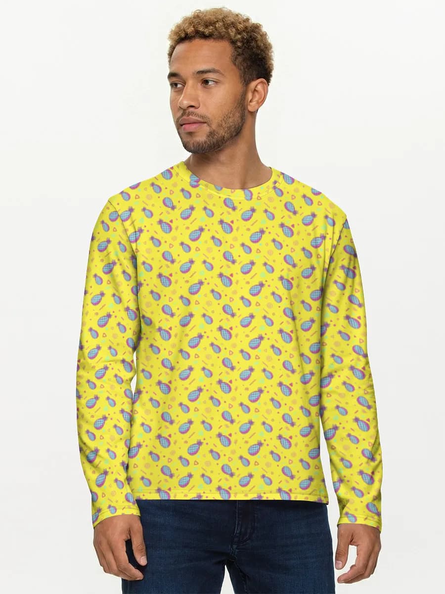 Men's cotton long sleeve shirt