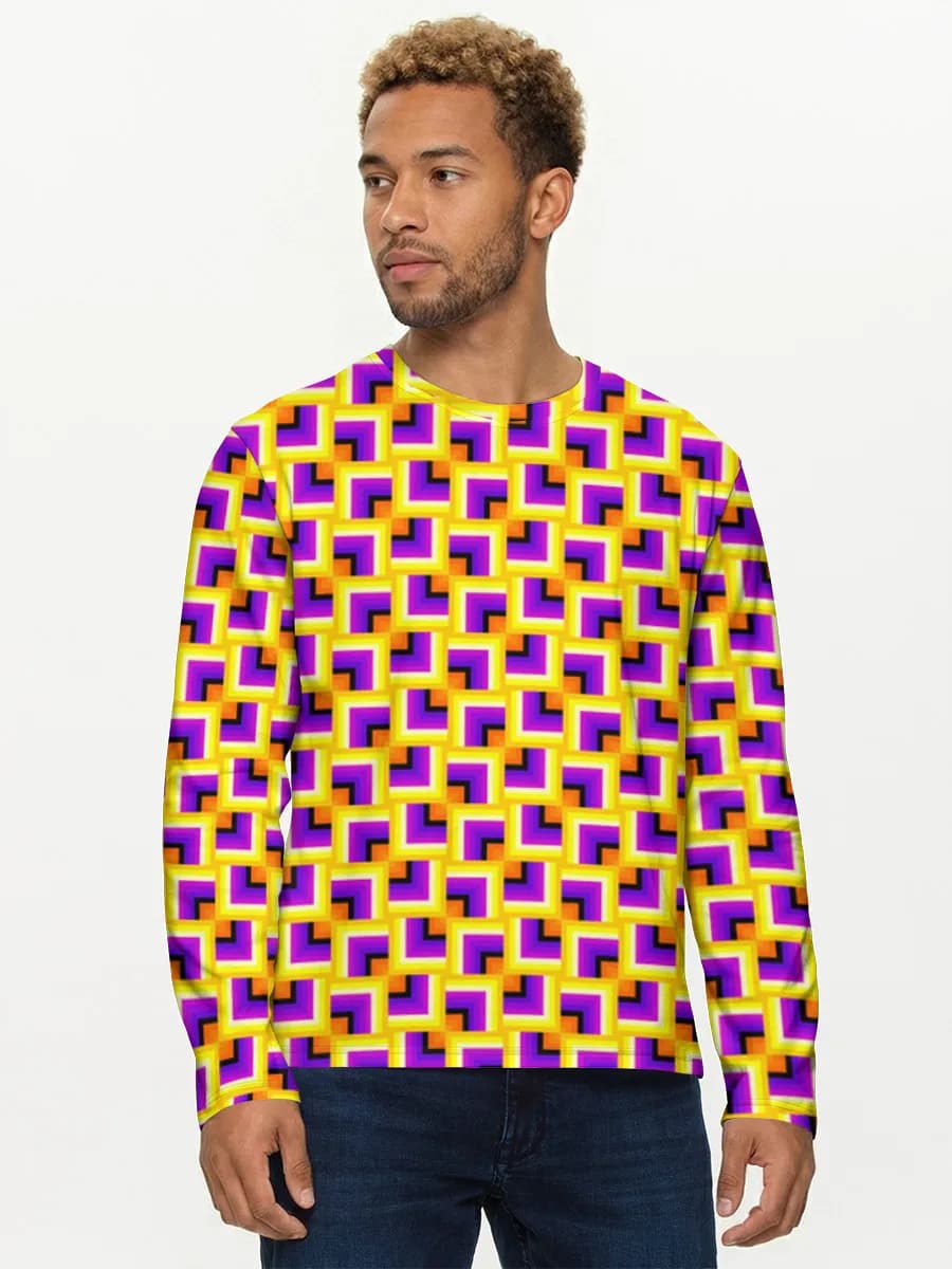 Men's cotton long sleeve shirt