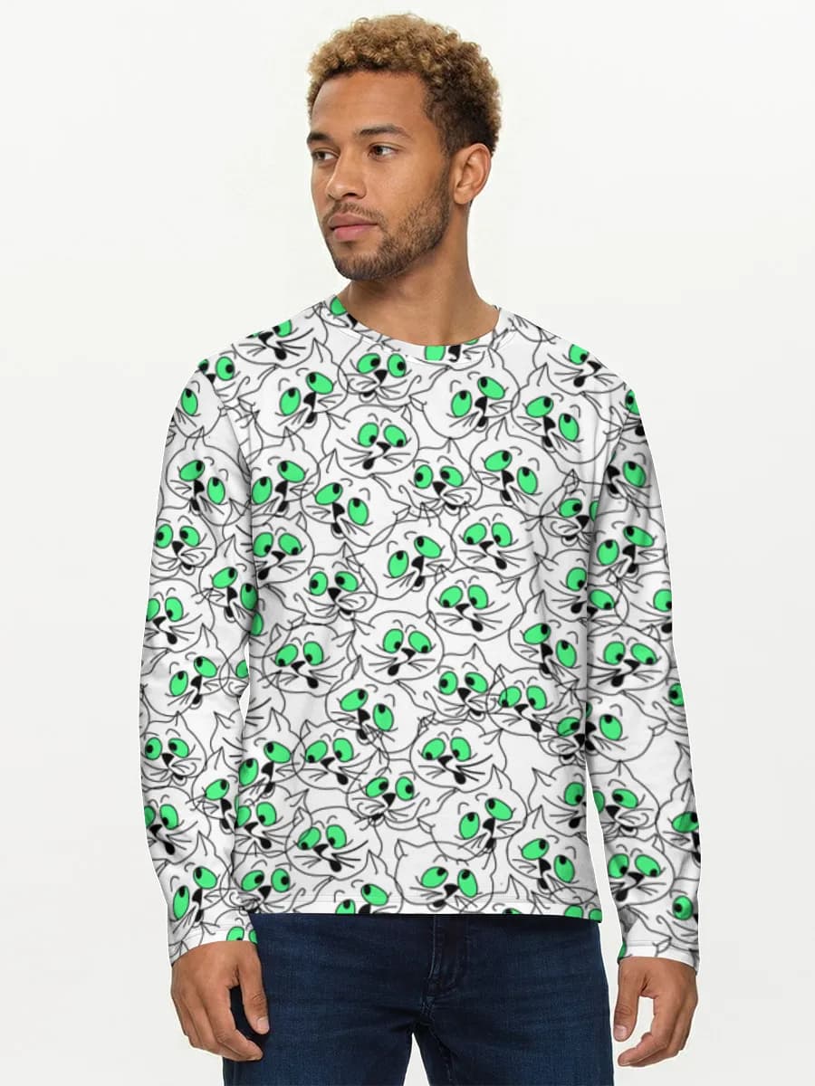 Men's cotton long sleeve shirt