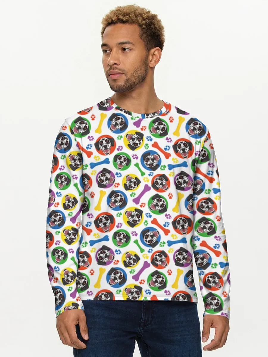Men's cotton long sleeve shirt