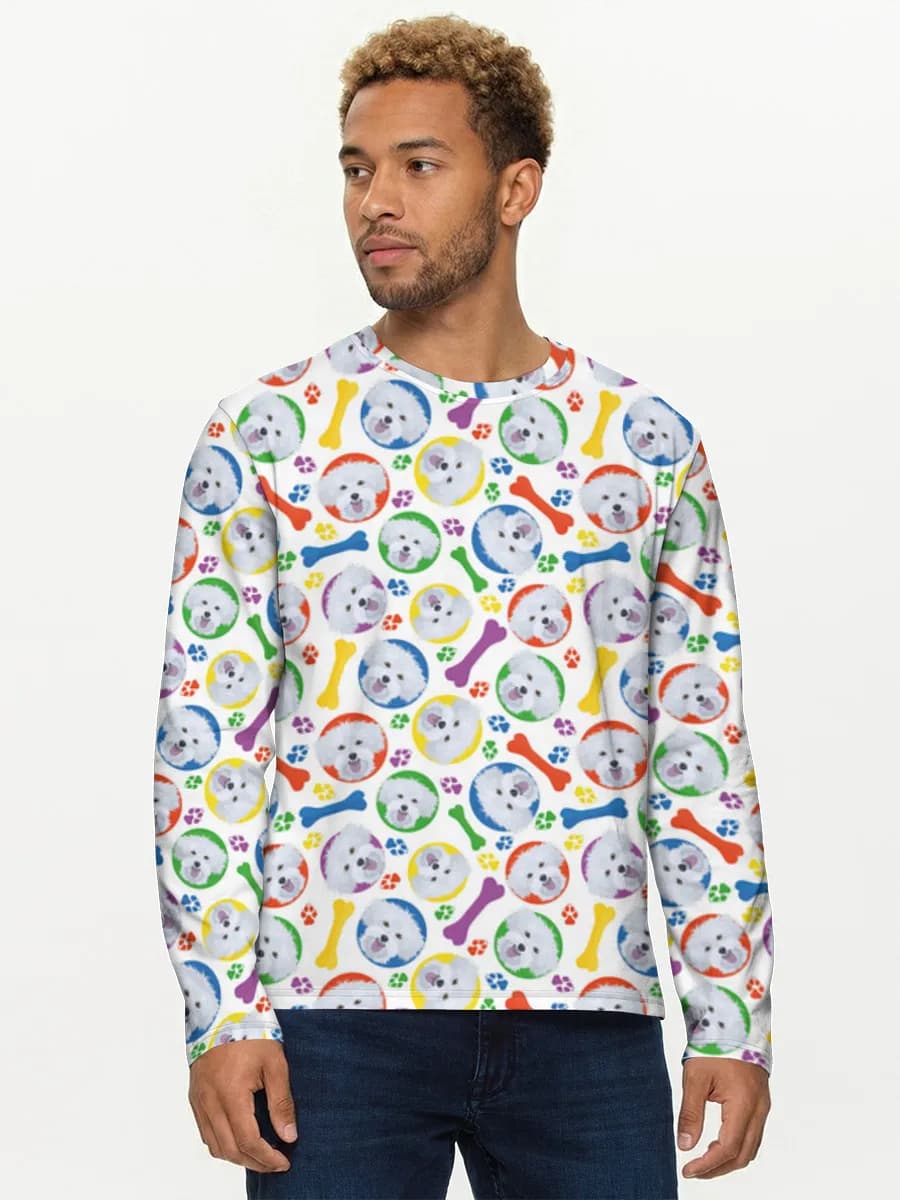 Men's cotton long sleeve shirt