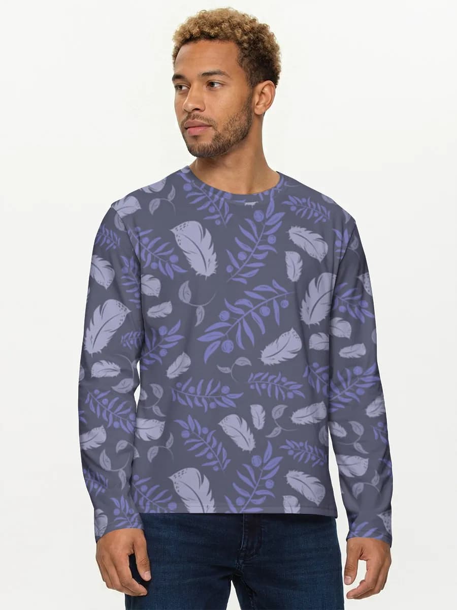 Men's cotton long sleeve shirt